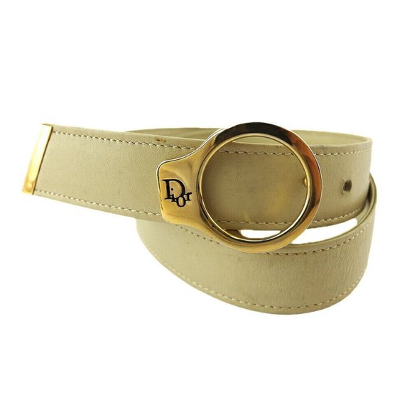 Authentic  DIOR Belt ♯ 65 26 Size USED - Picture 1 of 10